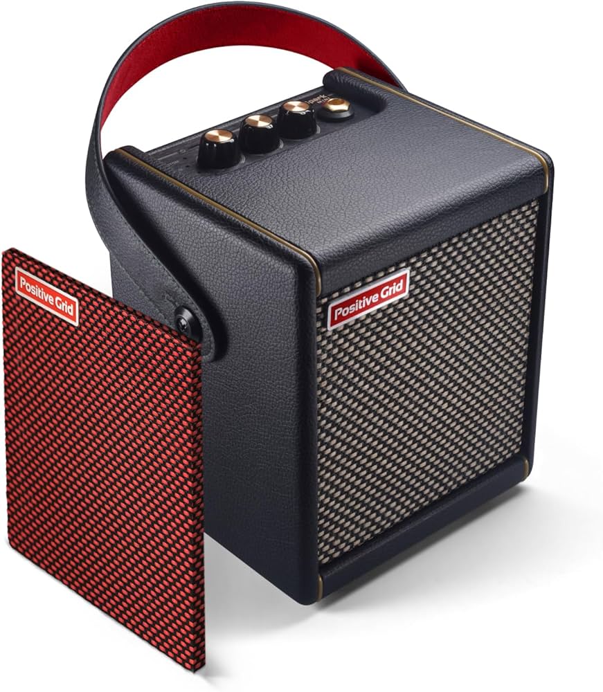 Amazon.com: Positive Grid Spark Mini + Crimson Grille Bundle – 10W